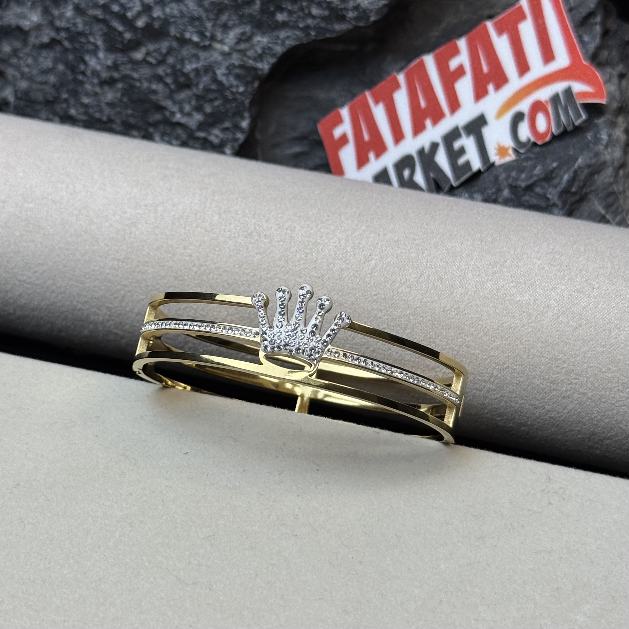 Rolex Gold and Diamond work Unisex Breslet - 2 Years Color Guarantee thumbnail 7