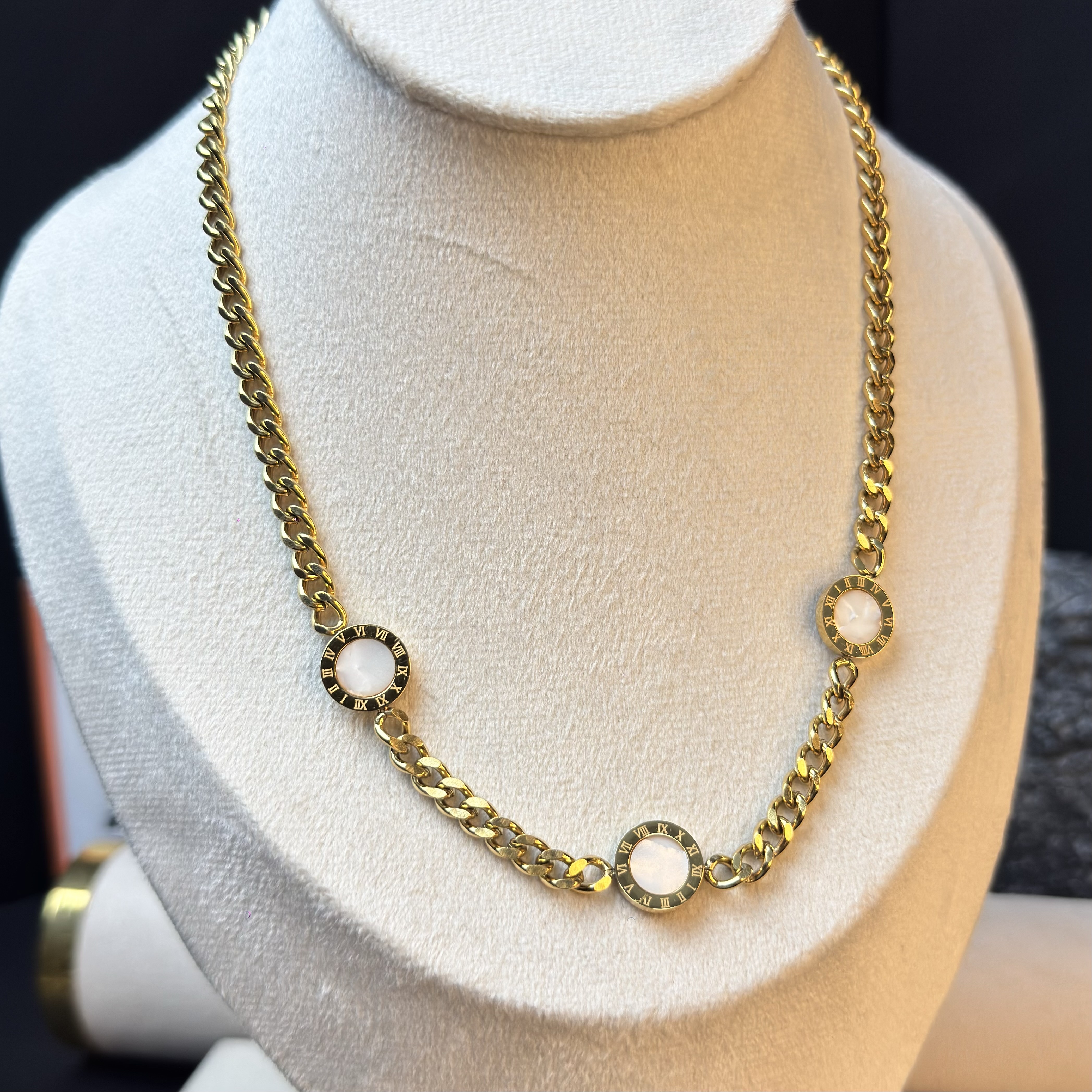 Bvlgari 18 kt yellow gold SS chain necklace unisex - 2 Years Color guarantee