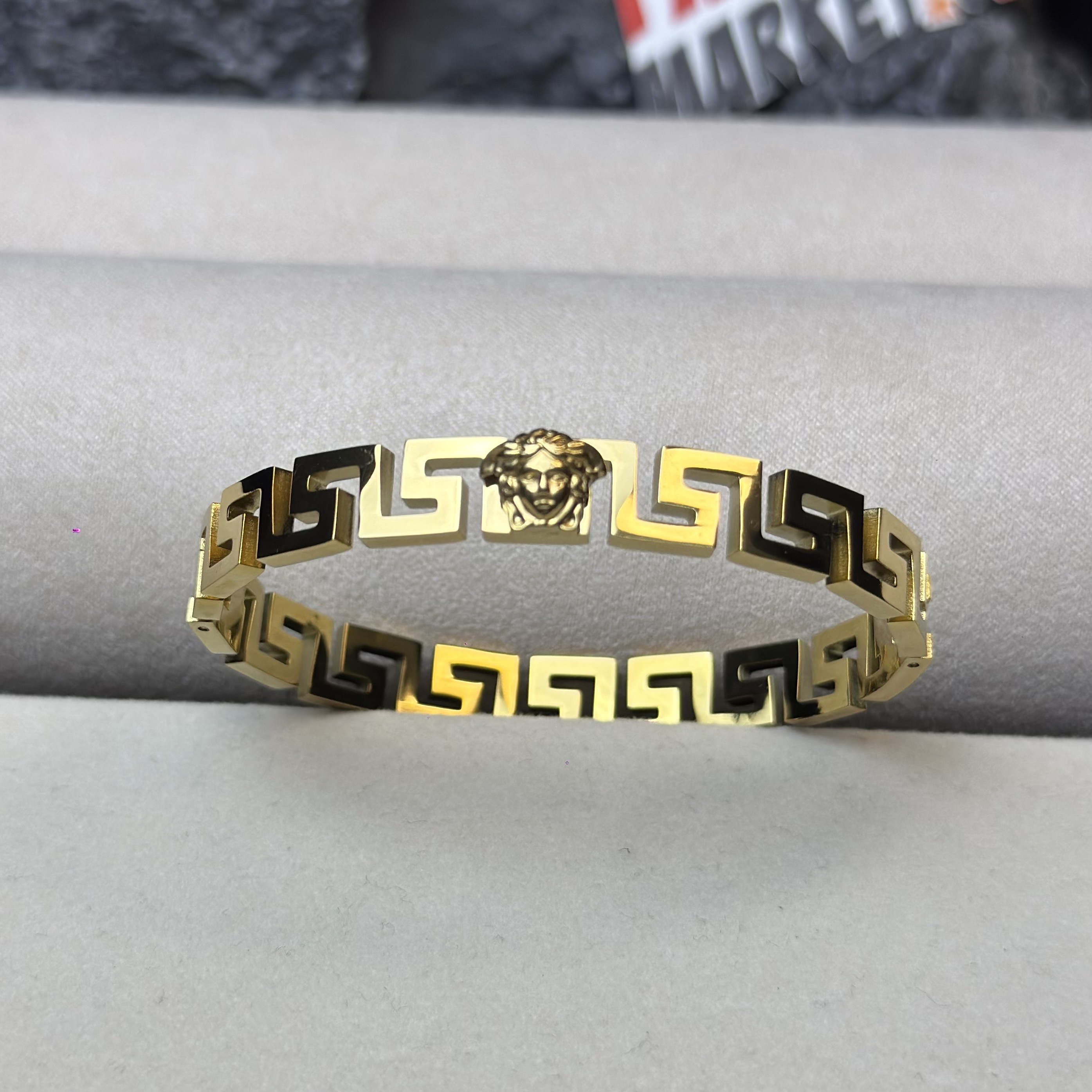 Versace Icon Cuff Bracelet Gold - 2 Color Guarantee