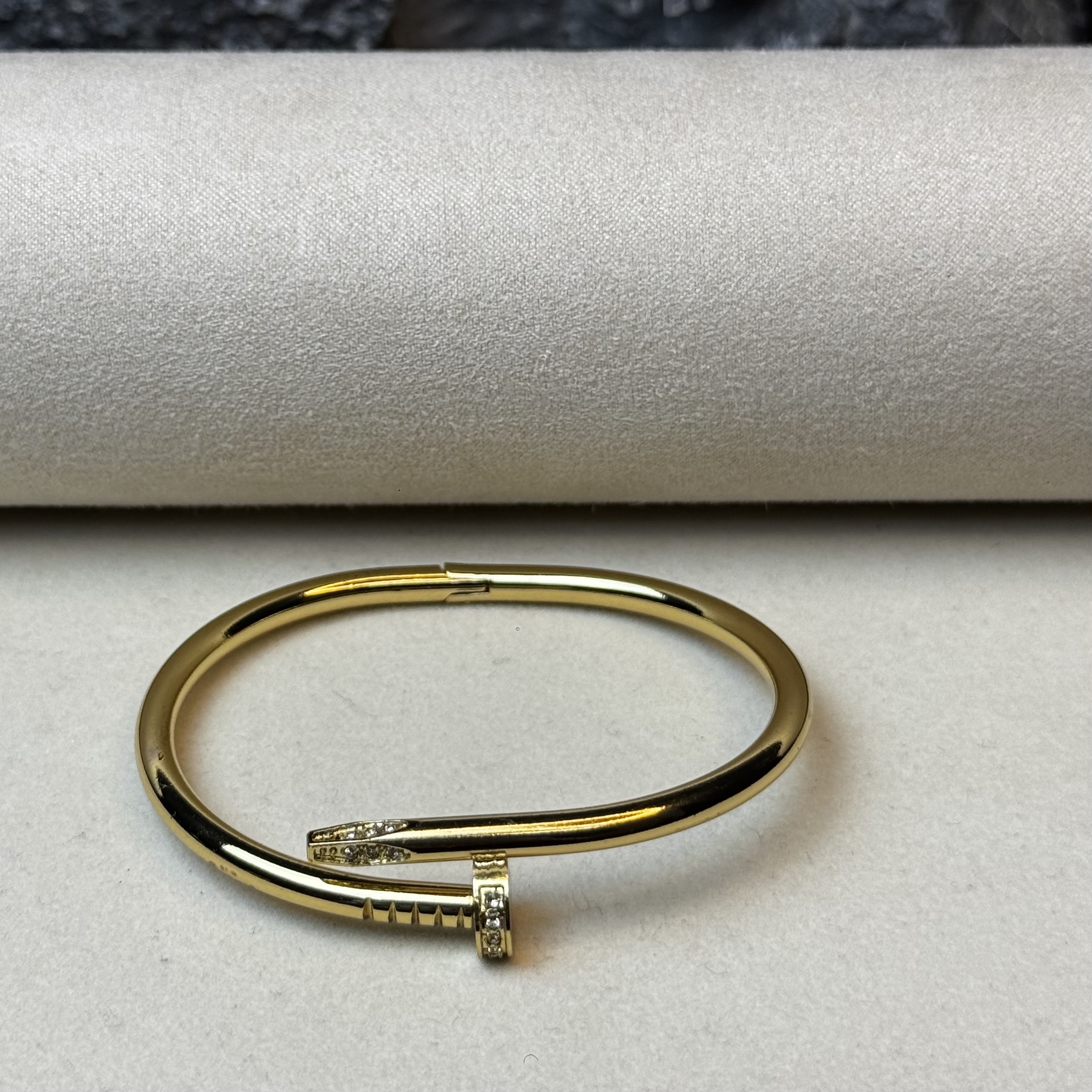 Cartier Juste un Clou bracelet, classic model, diamonds - 2 years Color guarantee thumbnail 5