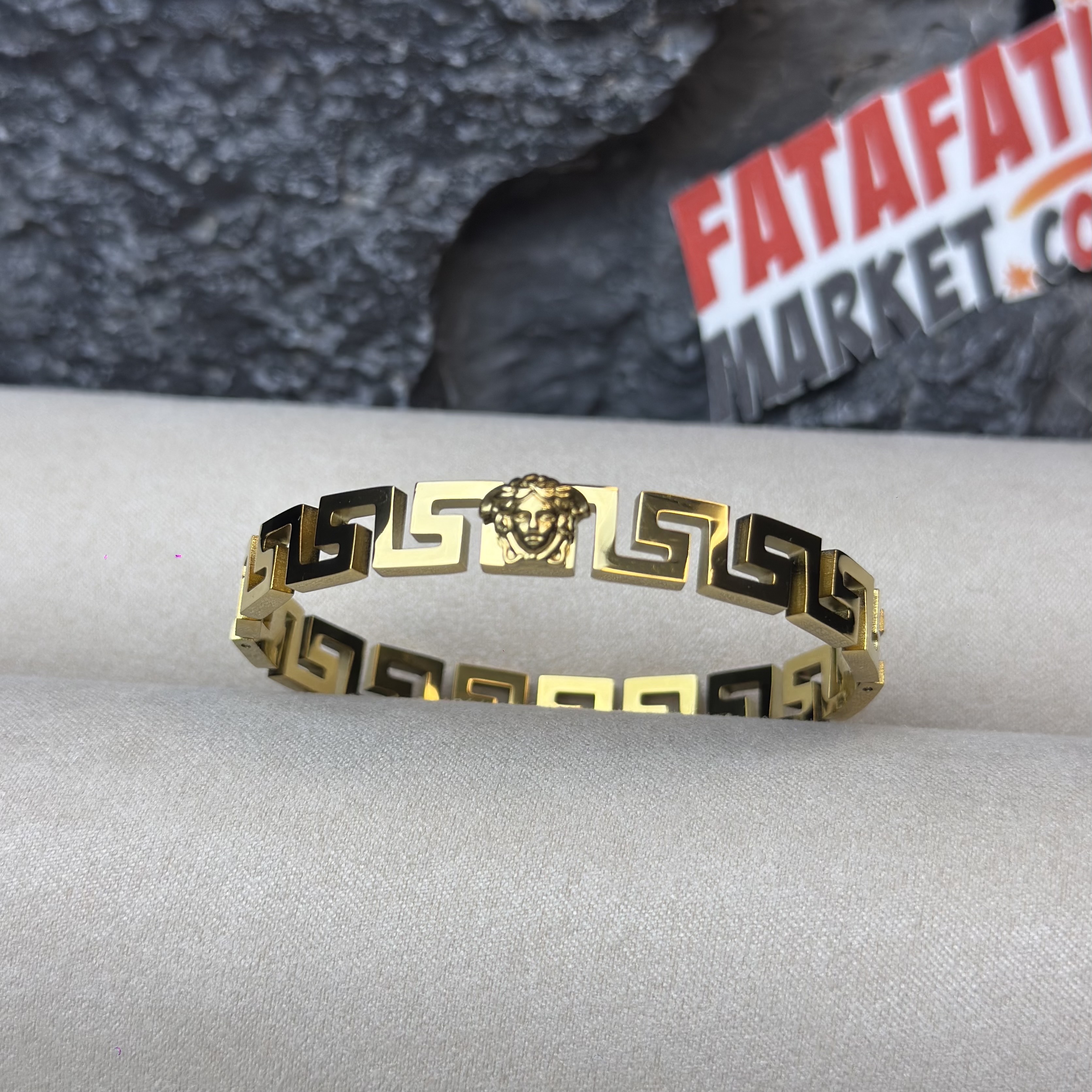 Versace Icon Cuff Bracelet Gold - 2 Color Guarantee thumbnail 4