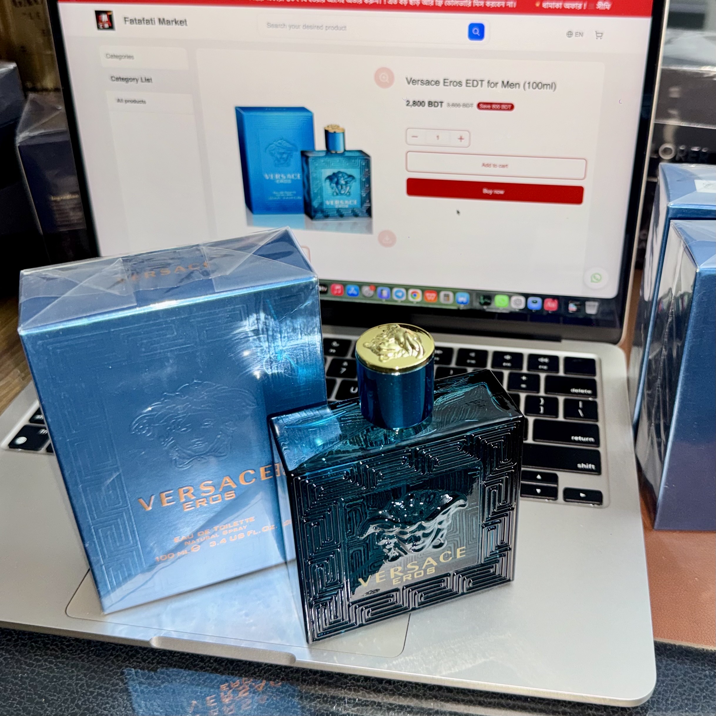 Eros EDT (1:1) for Men (100ml) thumbnail 2