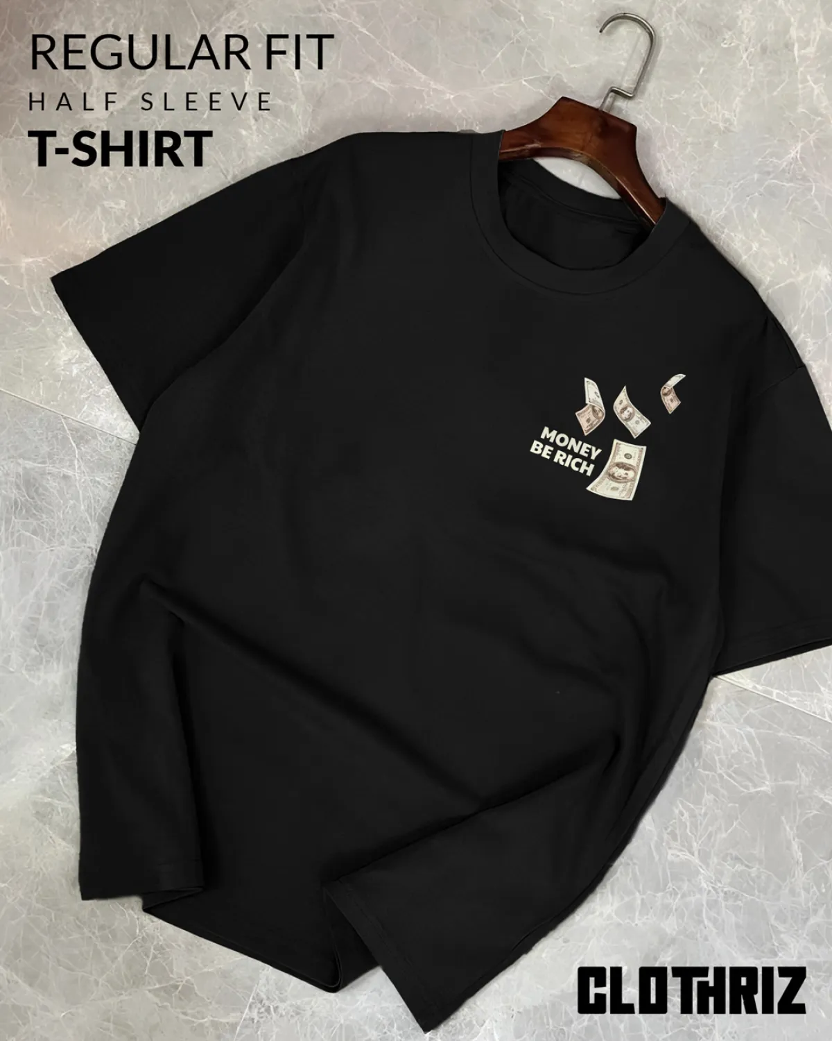 Money Be Rich - Premium Quality T-Shirt