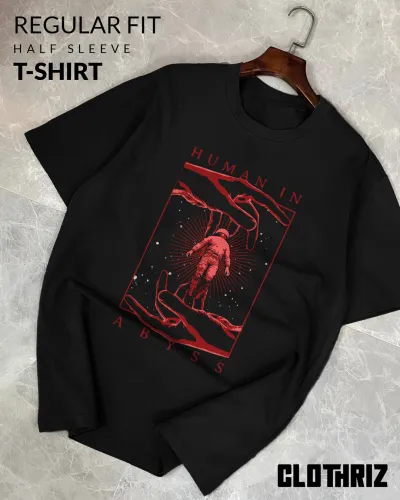 Human in Abyss - Premium Quality T-Shirt_img_0