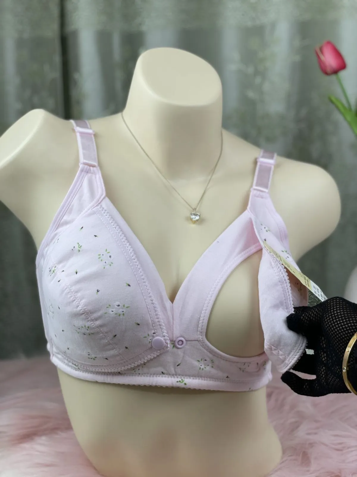 China imported two button maternity bra