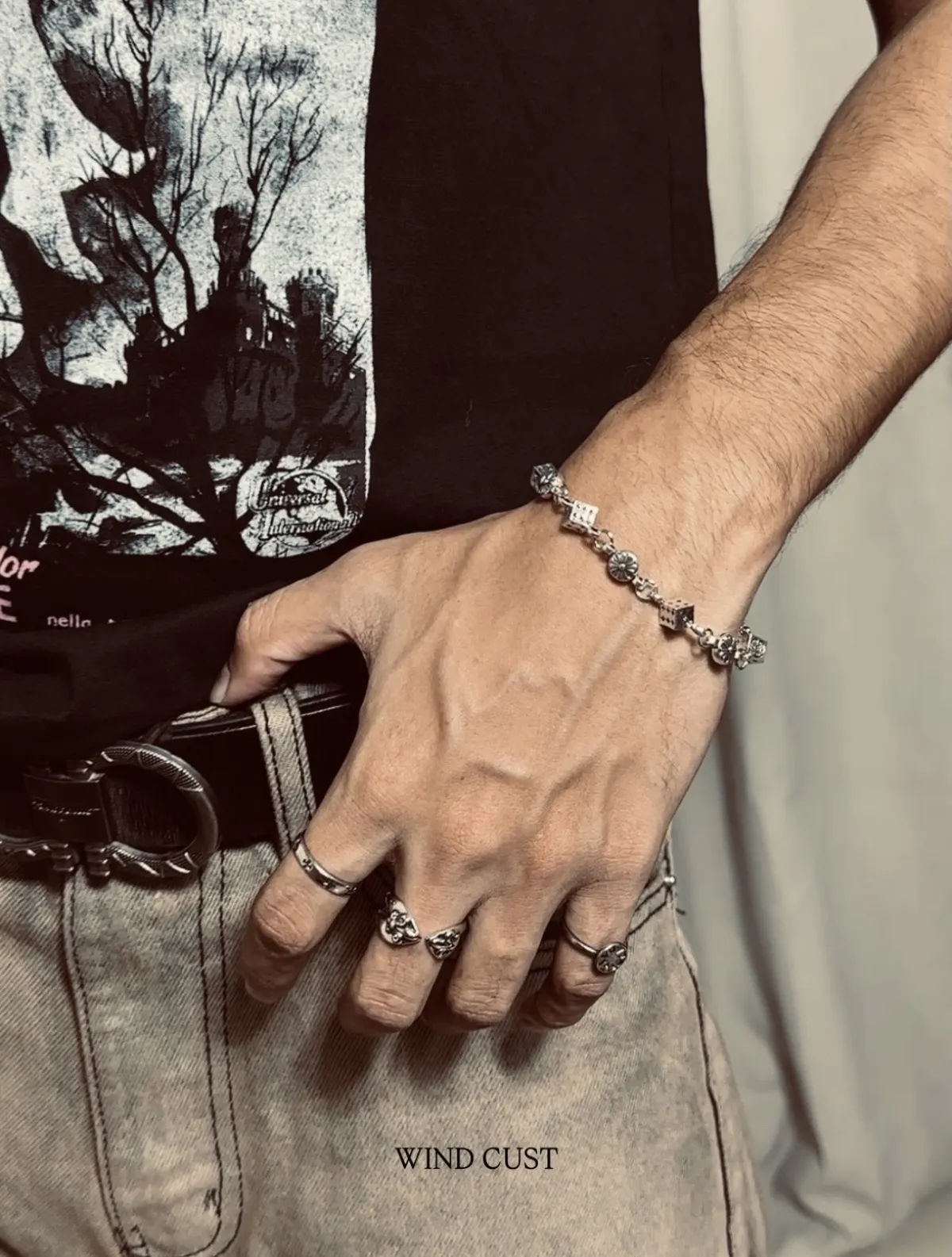 Y2K chrome bracelets - Image 2