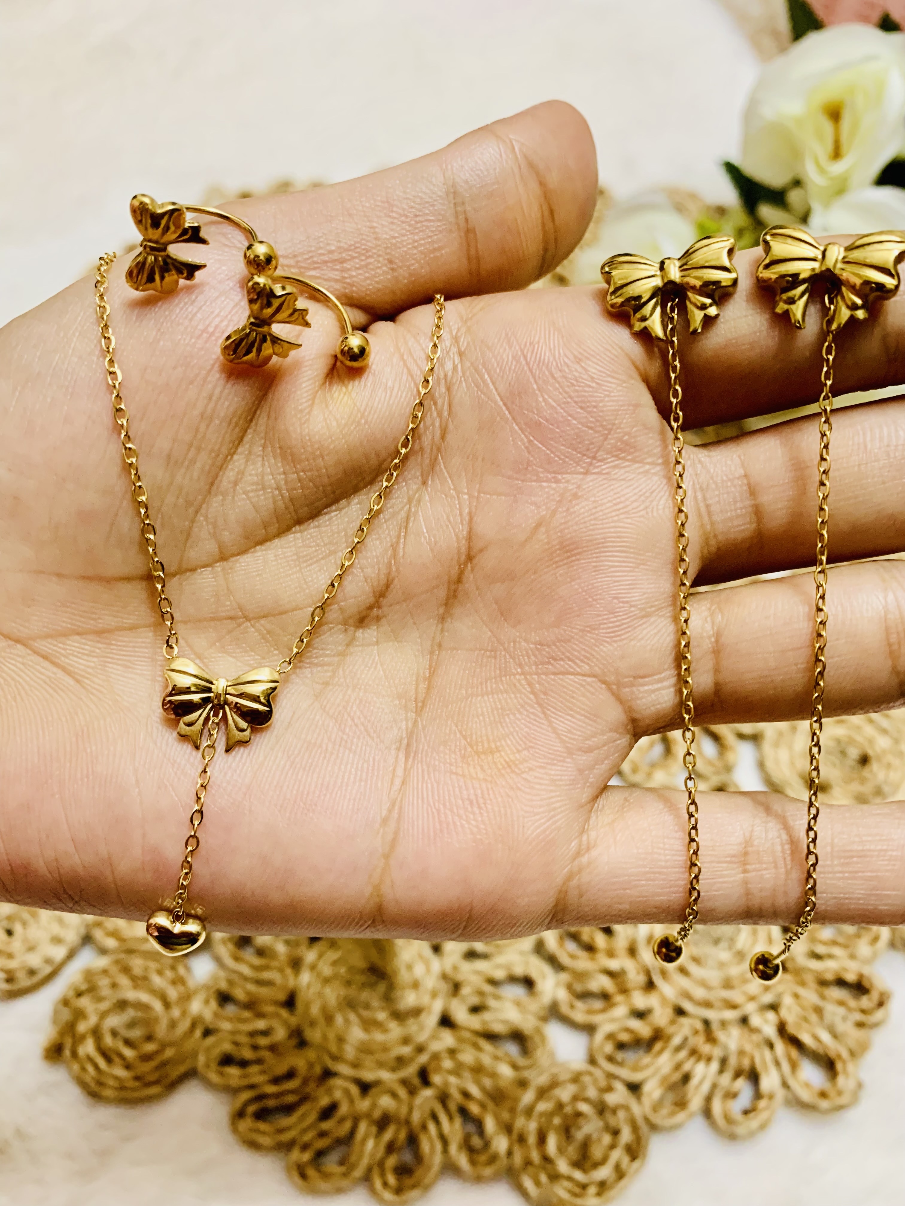 🎀 নতুন Bow U top, Neckpiece and Bou suisuta combo🎀