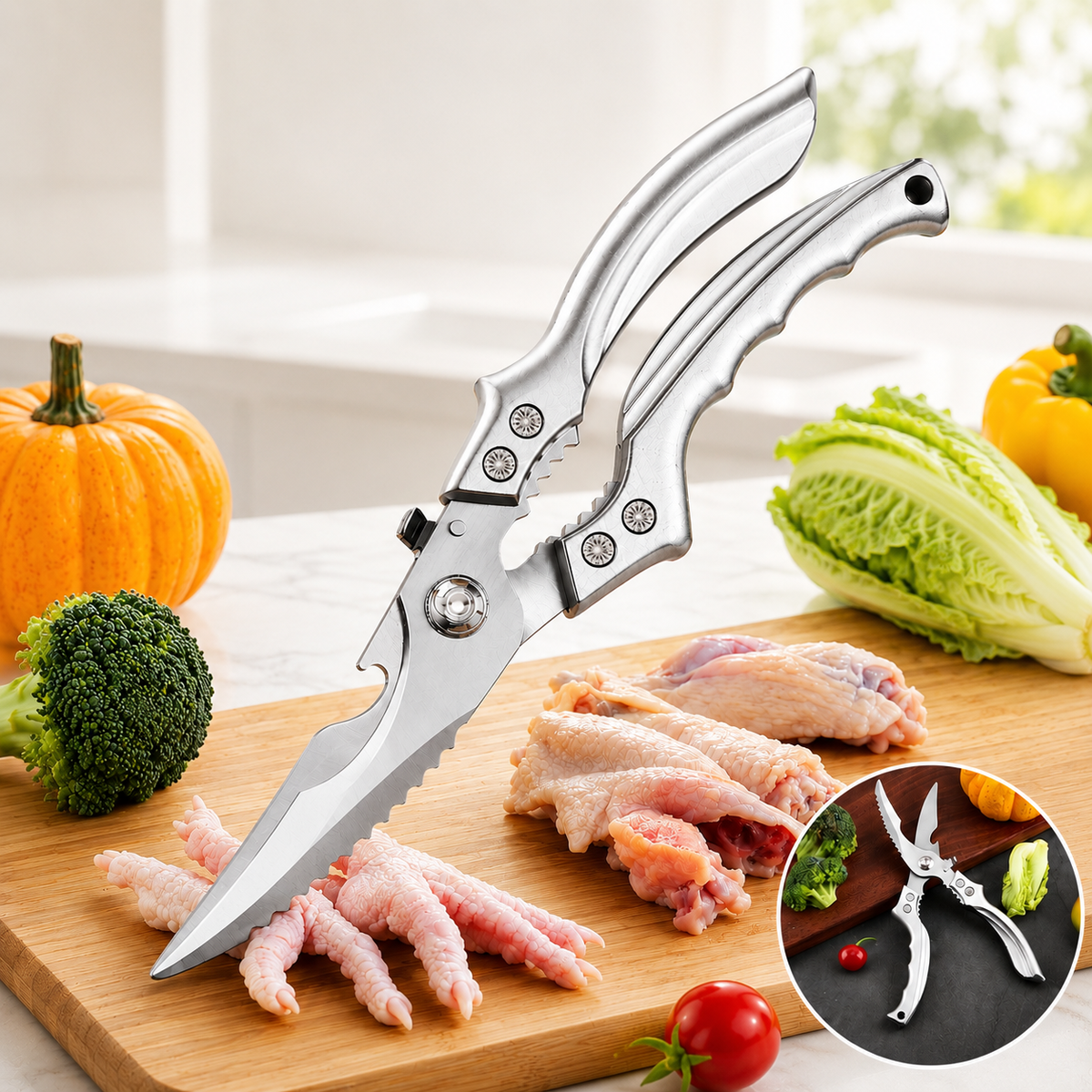 Multifunctional Powerful Kitchen Scissors