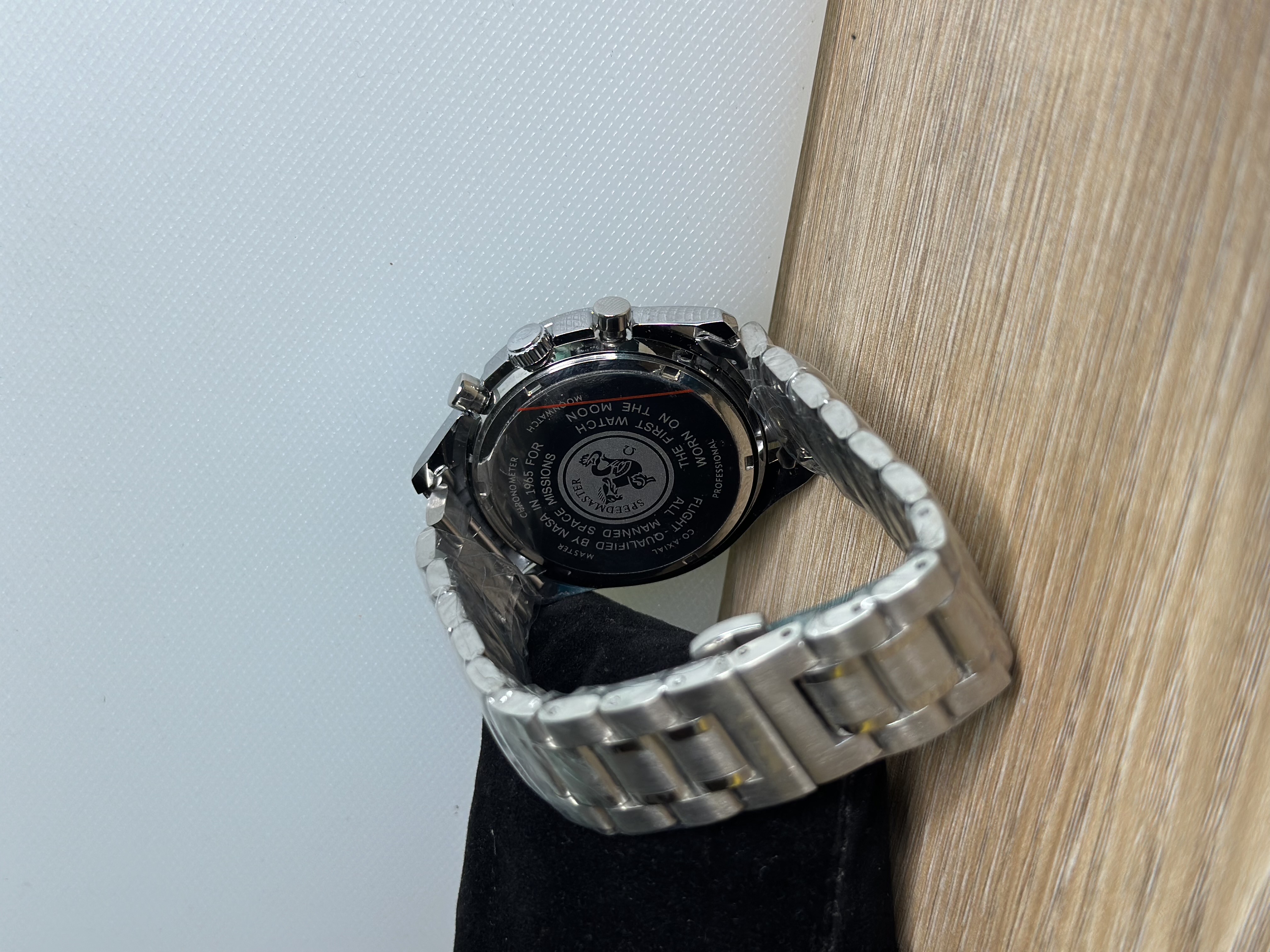 Omega Speedmaster Moonwatch Professional Silver Chain - White Dial_img_1