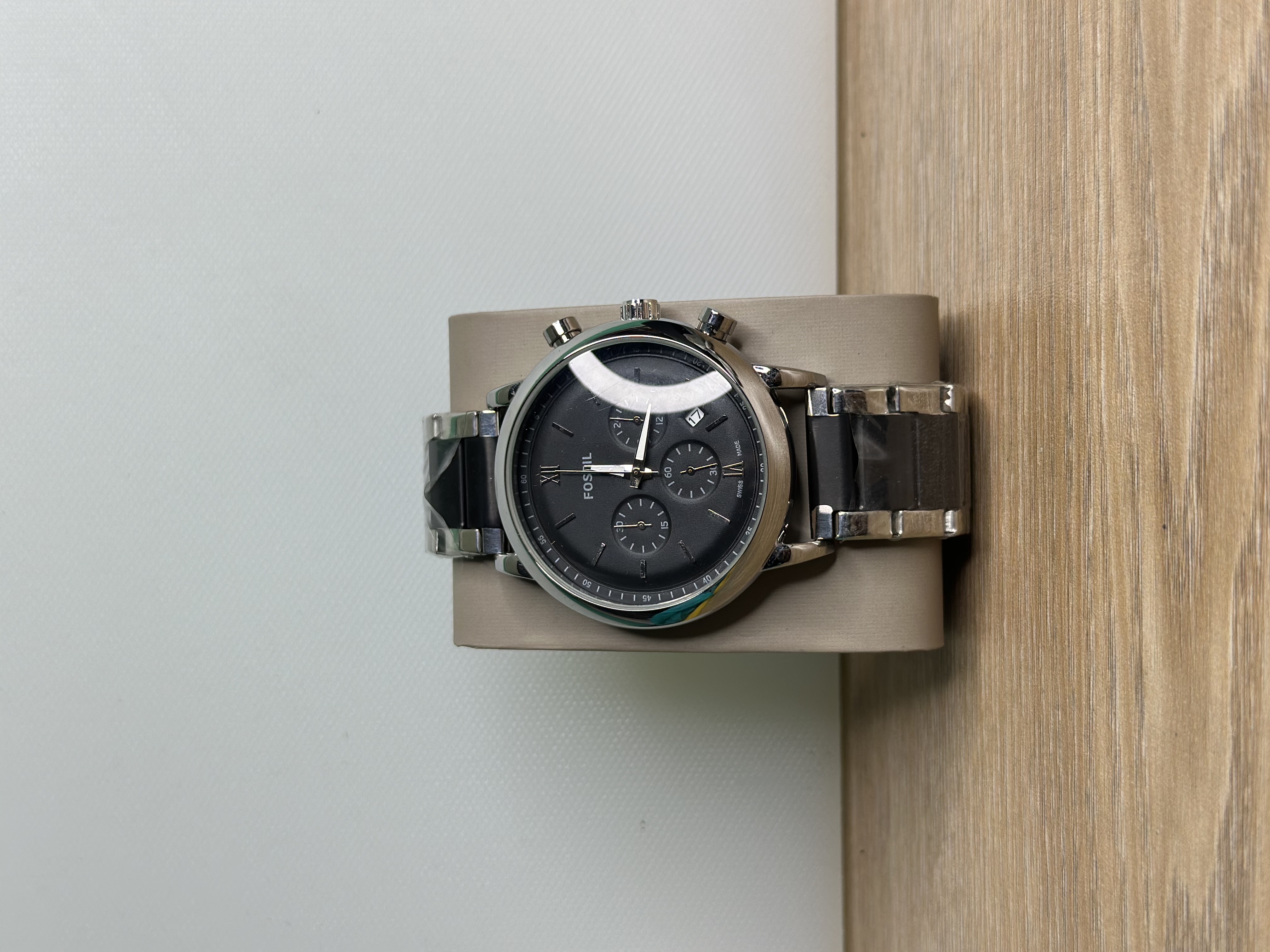 Fossil Neutra Chronograph FS5792 Silver - Black Dial