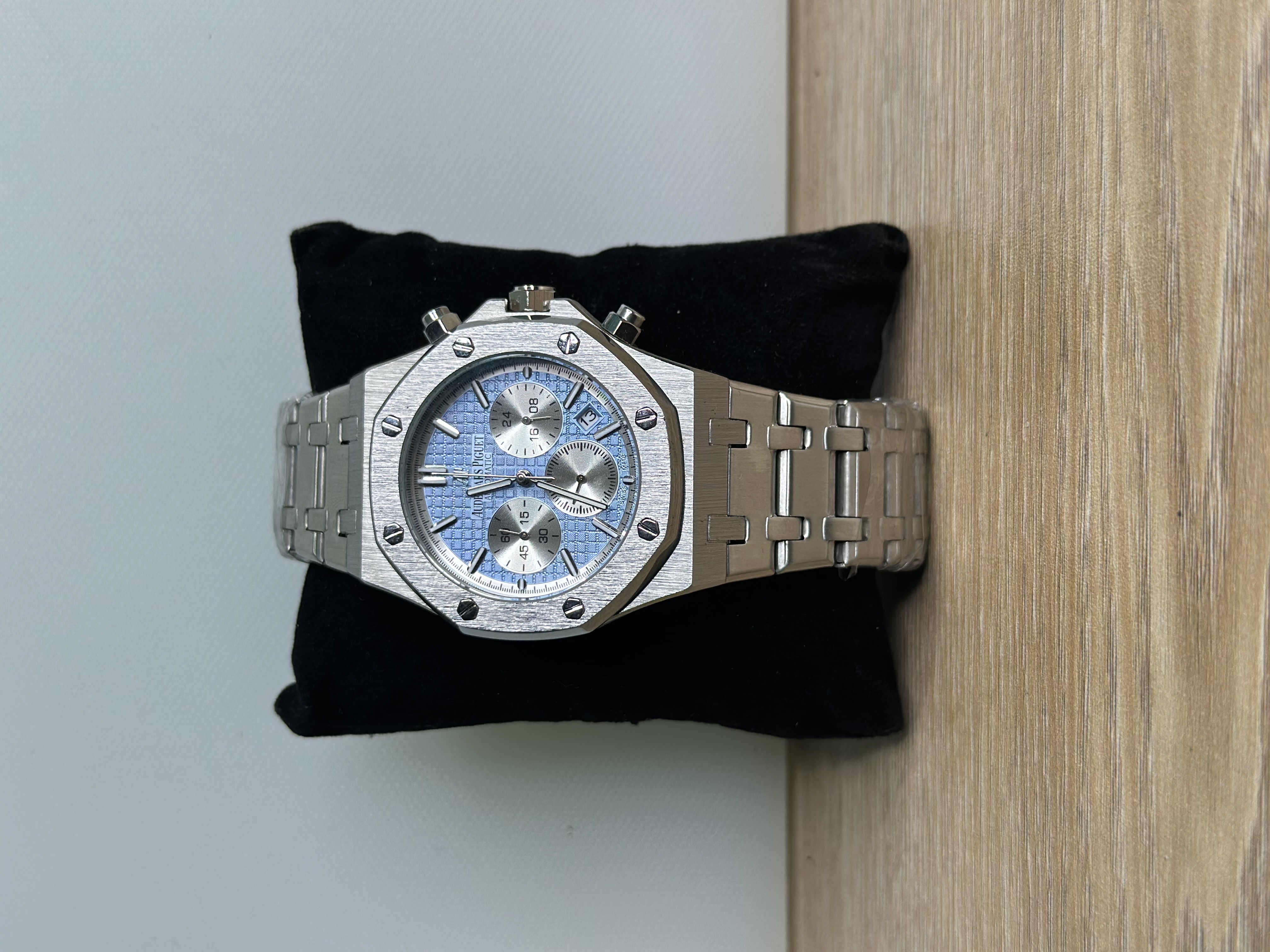 Audemars Piguet Royal Oak Chronograph Silver - Sky Blue Dial_img_0