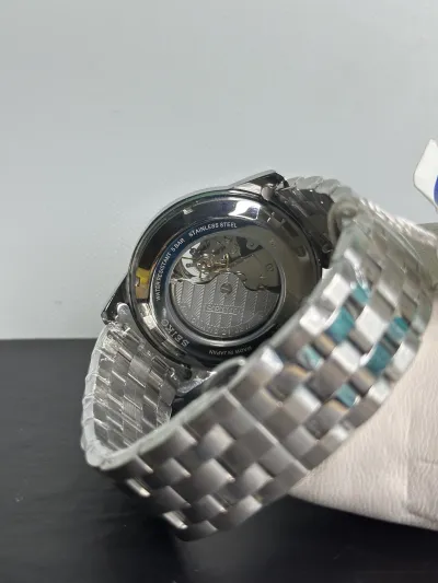 Seiko Presage Automatic Silver Chain - Black Dial_img_2