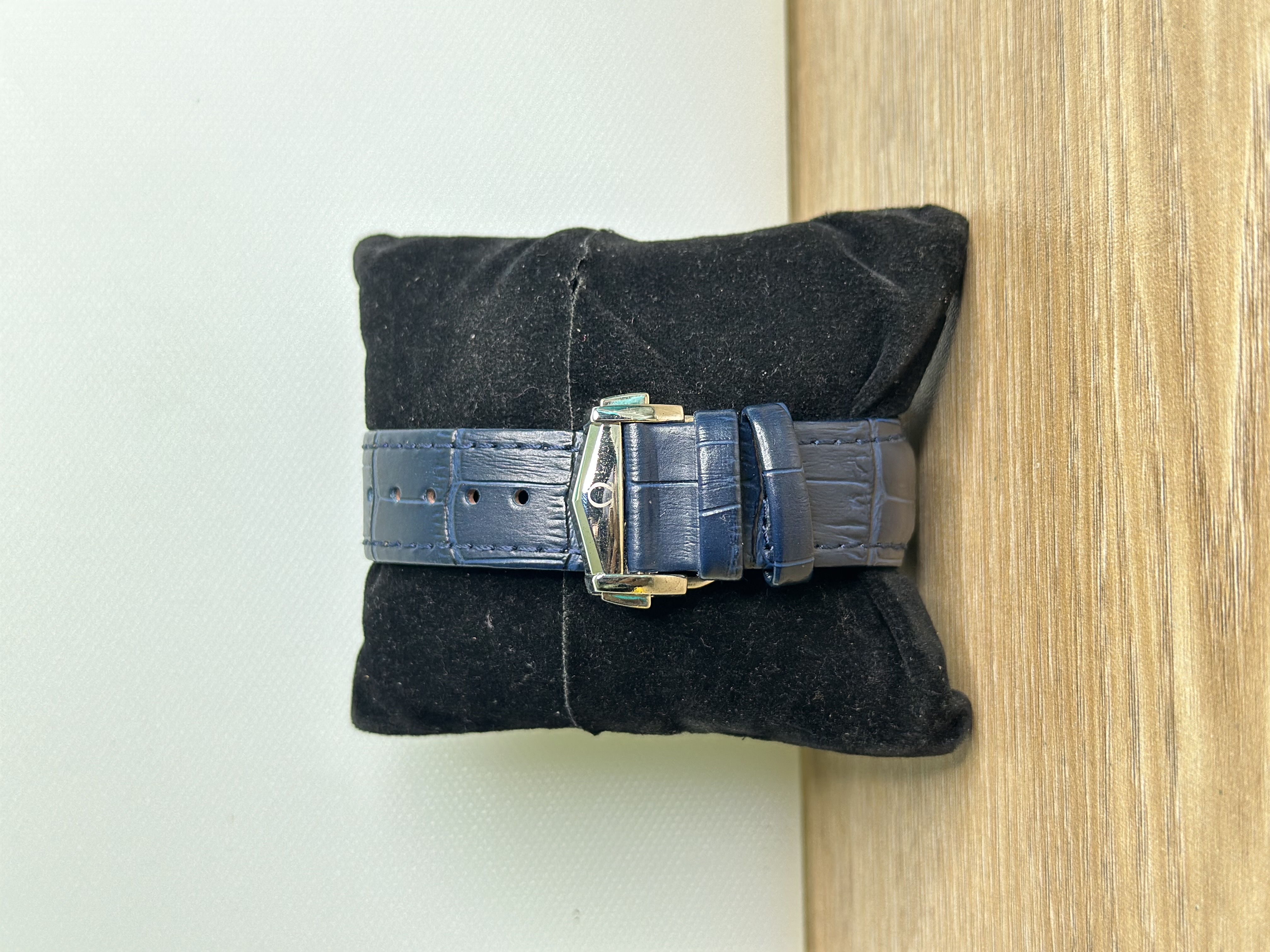 Omega Constellation Blue Leather Belt - Blue Dial_img_2