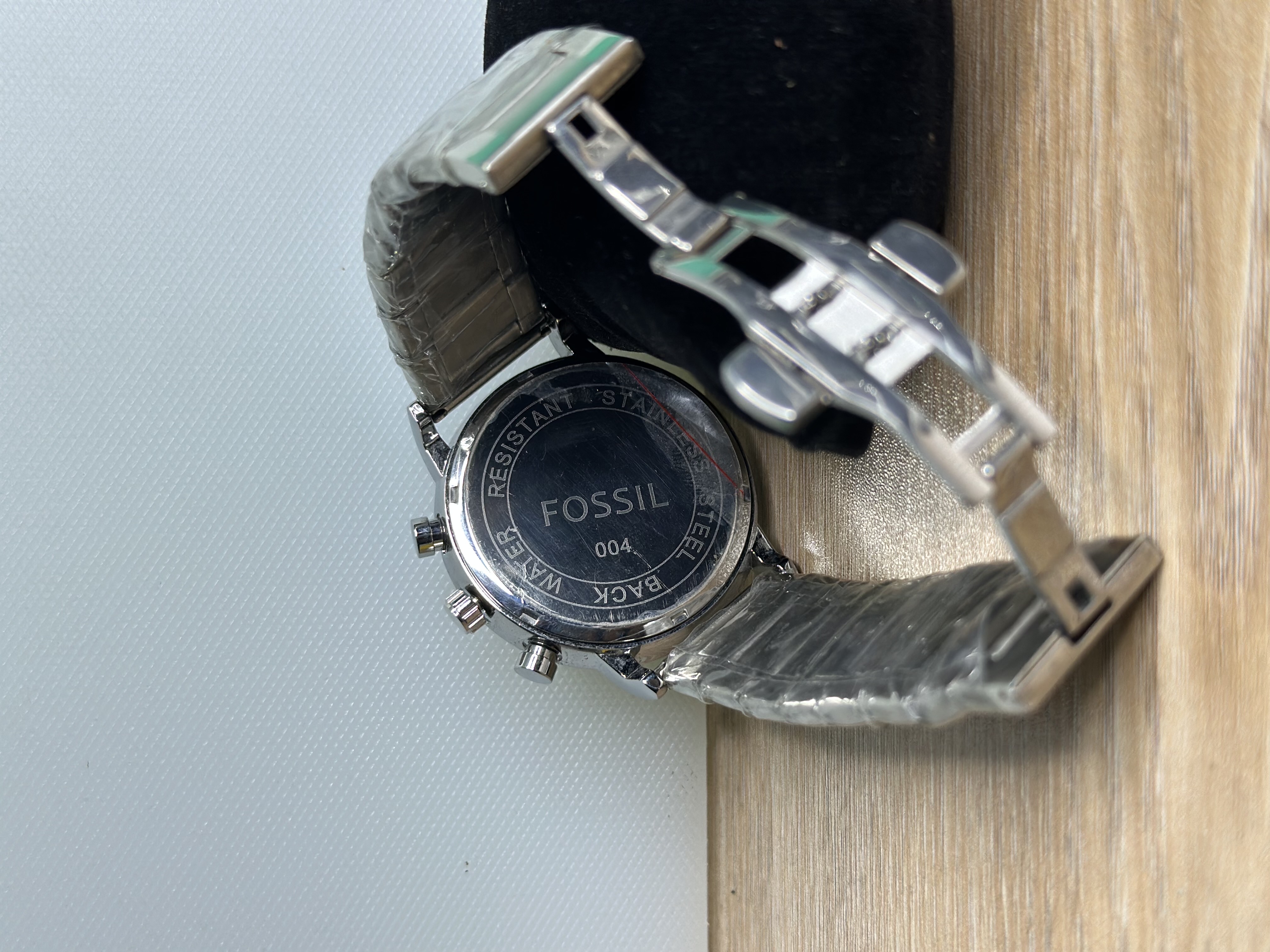 Fossil Neutra Chronograph FS5792 Silver - Blue Dial_img_1
