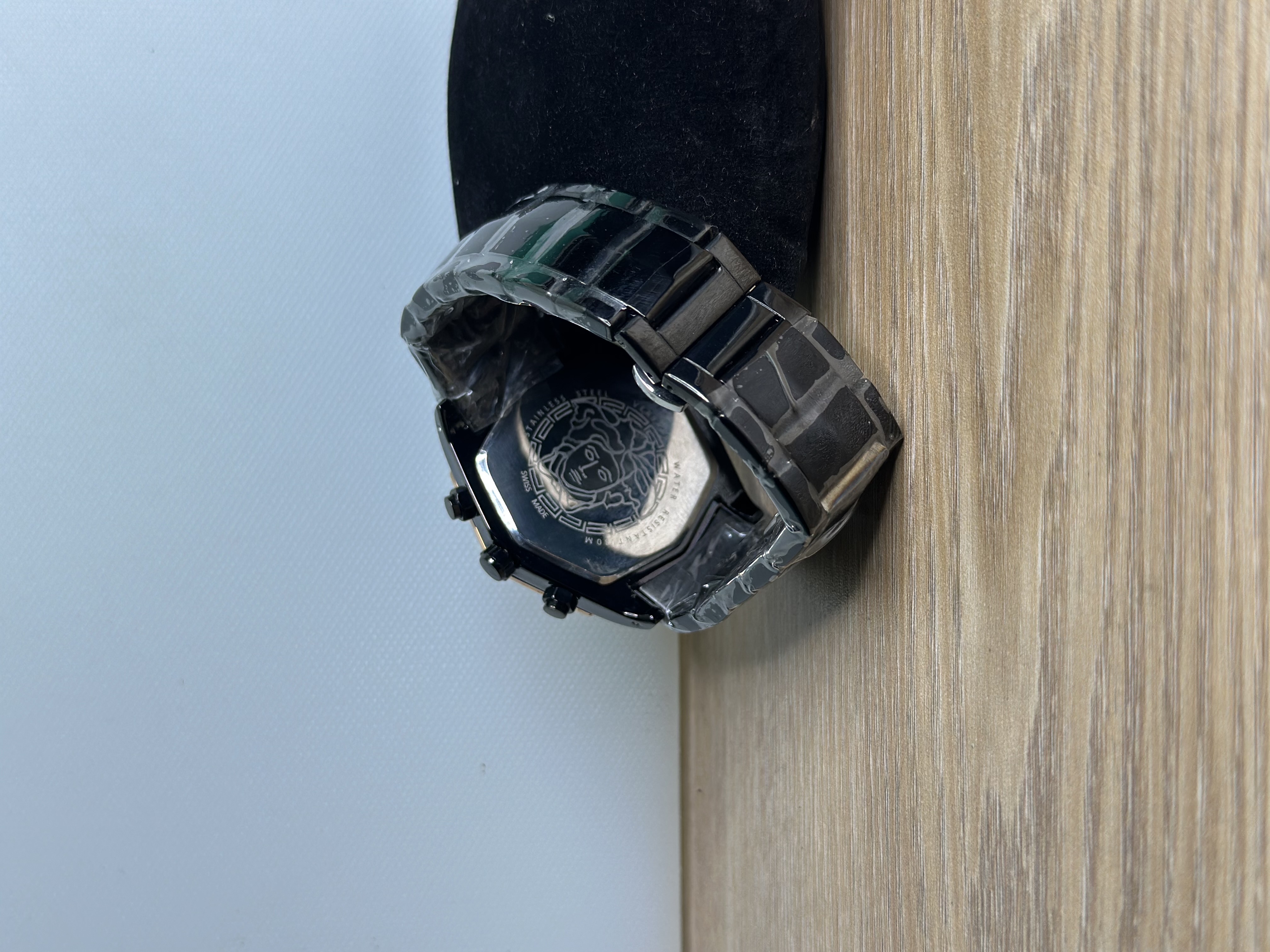 Rare Versace Atelier Black Chain - Rose Gold Dial_img_1