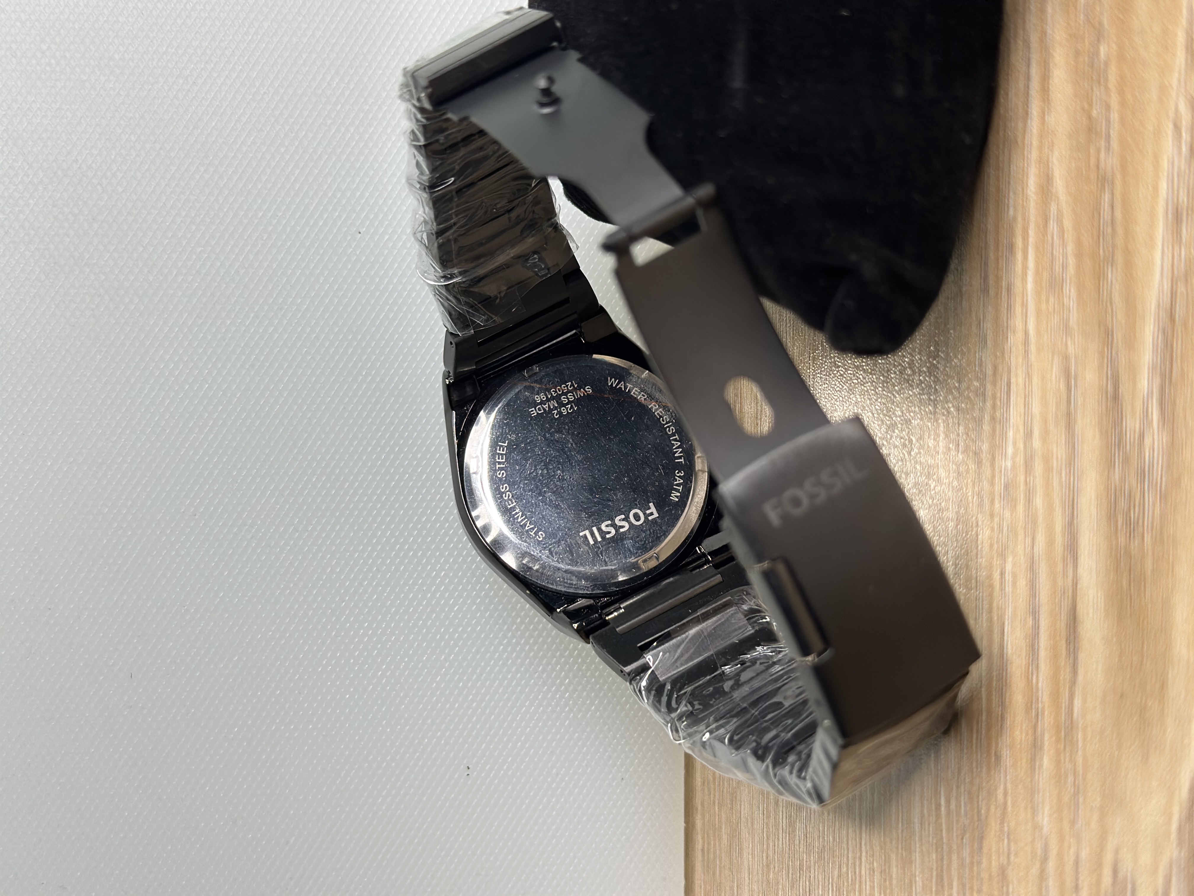 Fossil Everett Chronograph Black Chain - Green Dial_img_1