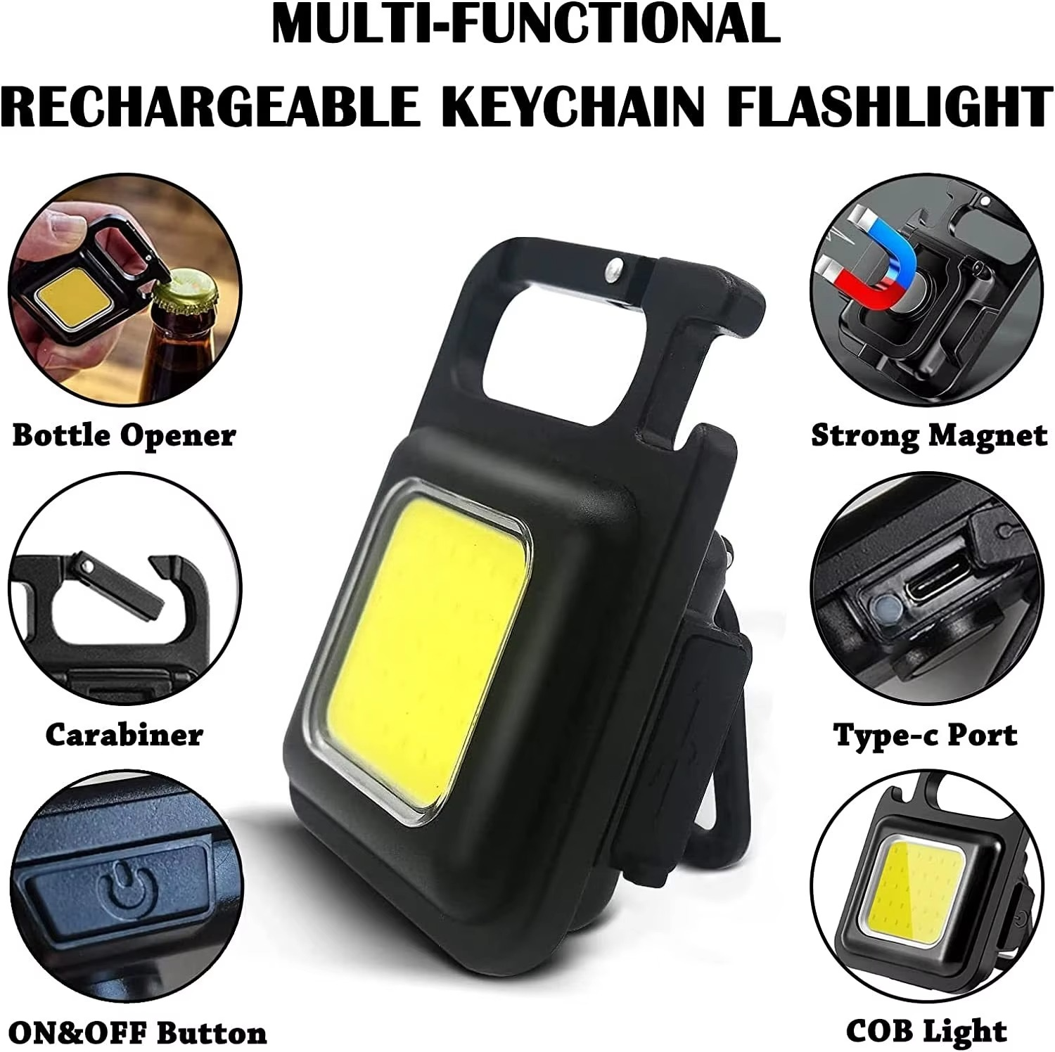 🔥এই দামে এমন Useful Gadget বারবার আসবে না | Emergency COB Keychain Light