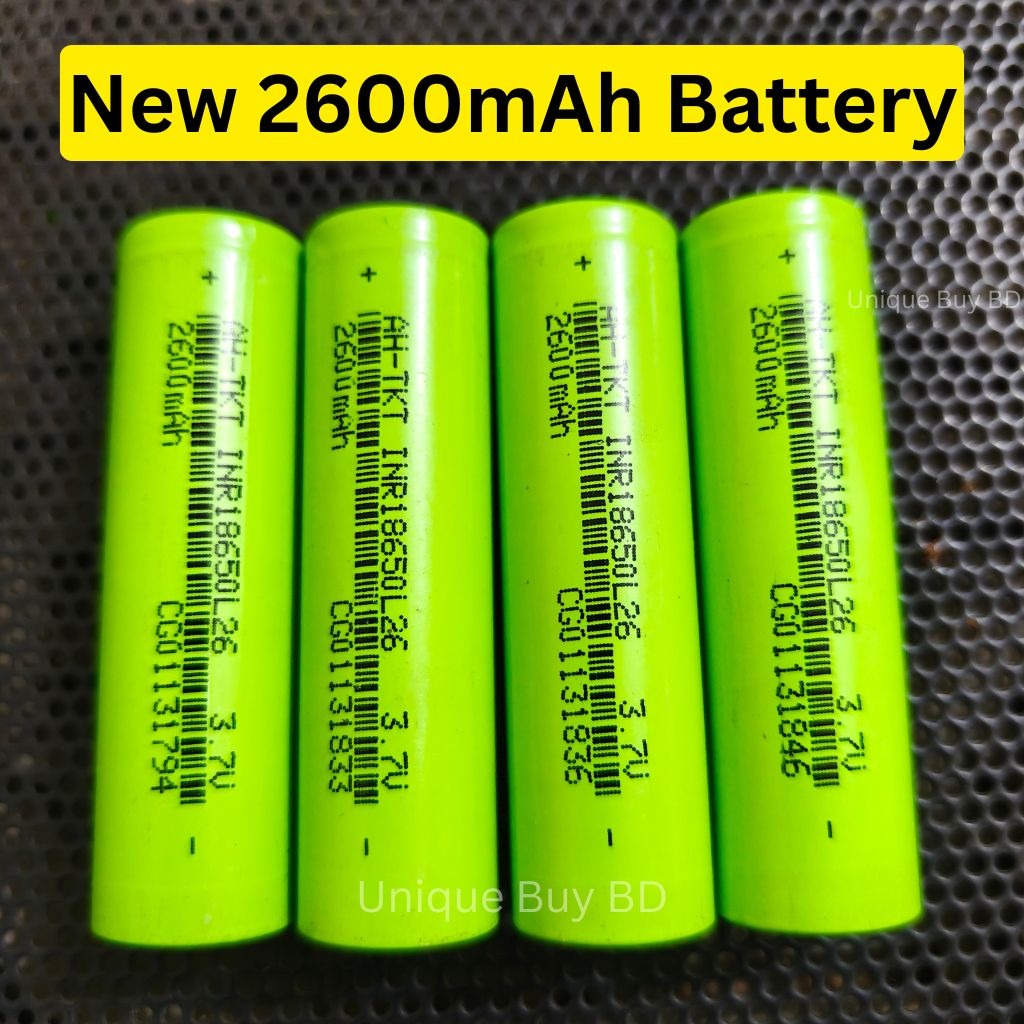 New 2600mAh 18650 Lithium Battery