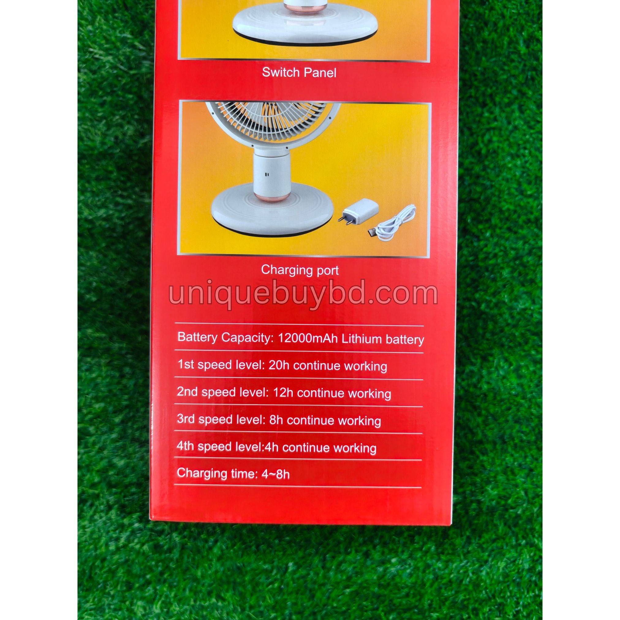 JYSUPER JY-2219 Rechargeable Fan_img_2