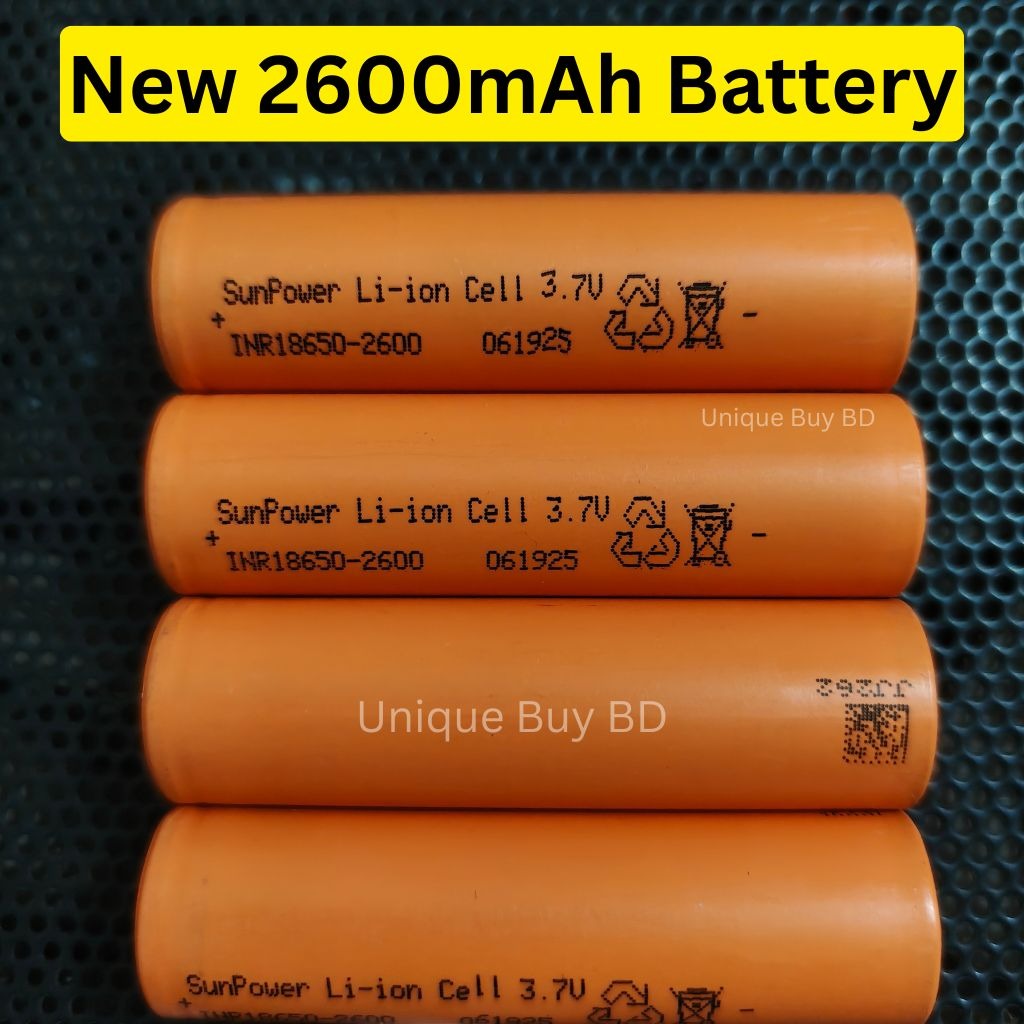New 2600mAh 18650 Lithium Battery