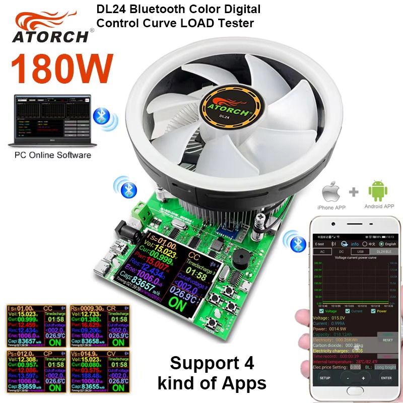 ATORCH DL24P 180W DC Electronic Load Tester_img_1