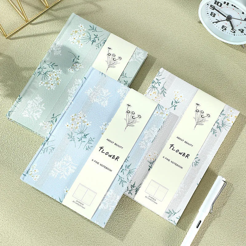 Fabric Cover Floral Journal