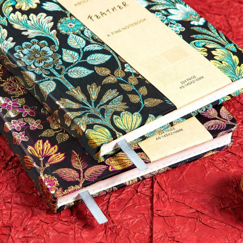 A5 Brocade Journal Fabric