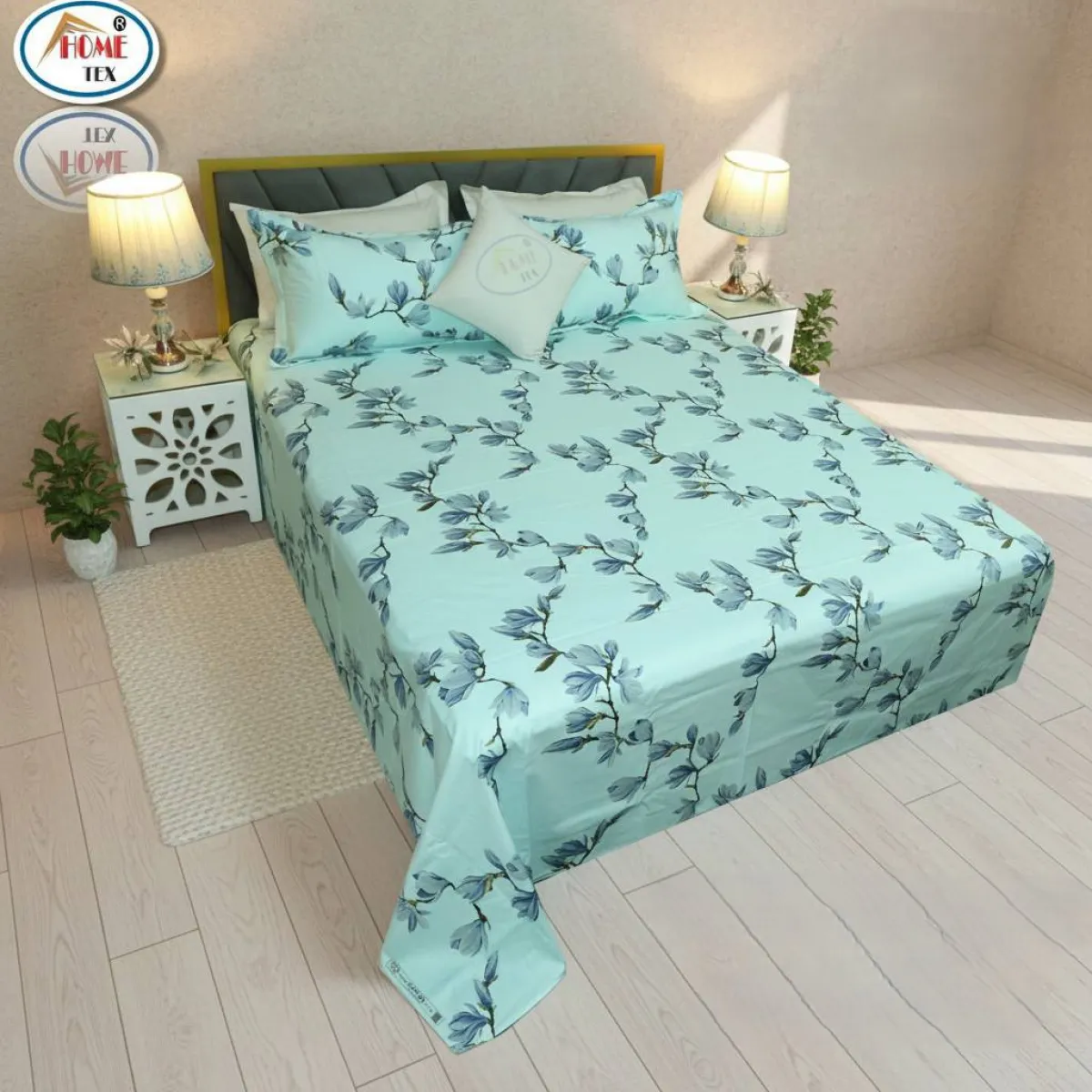 Home Tex King Size Twill Bed Sheet