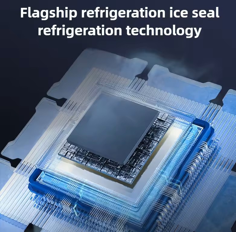X136 Back Clip Semiconductor Mobile Cooling Fan Gaming Phone Cooler_img_6