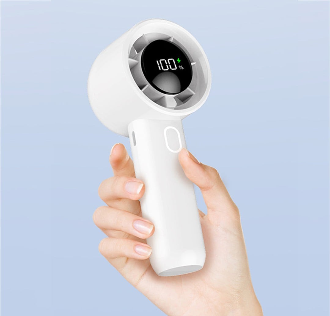 Portable Handheld Turbo Fan with Digital Display_img_1