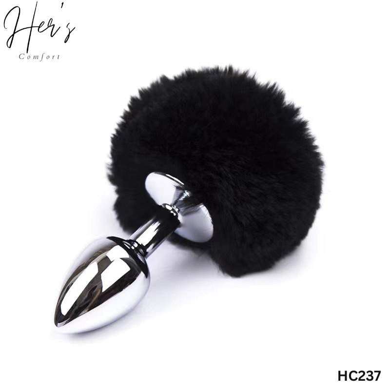 Luxury Bunny Tail Plug with Soft Faux Fur