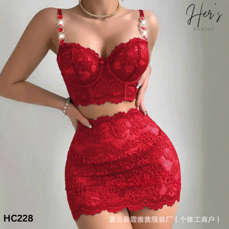 Luxe Bustier & Skirt Ensemble