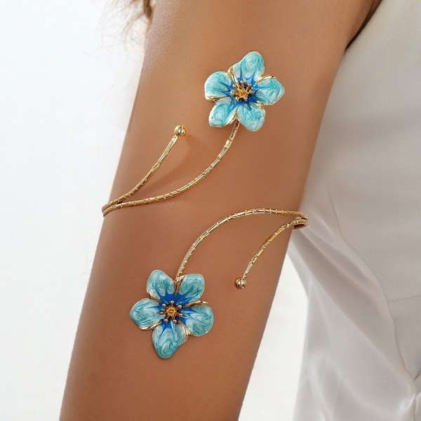 Lake Blue Floral Cuff_img_0