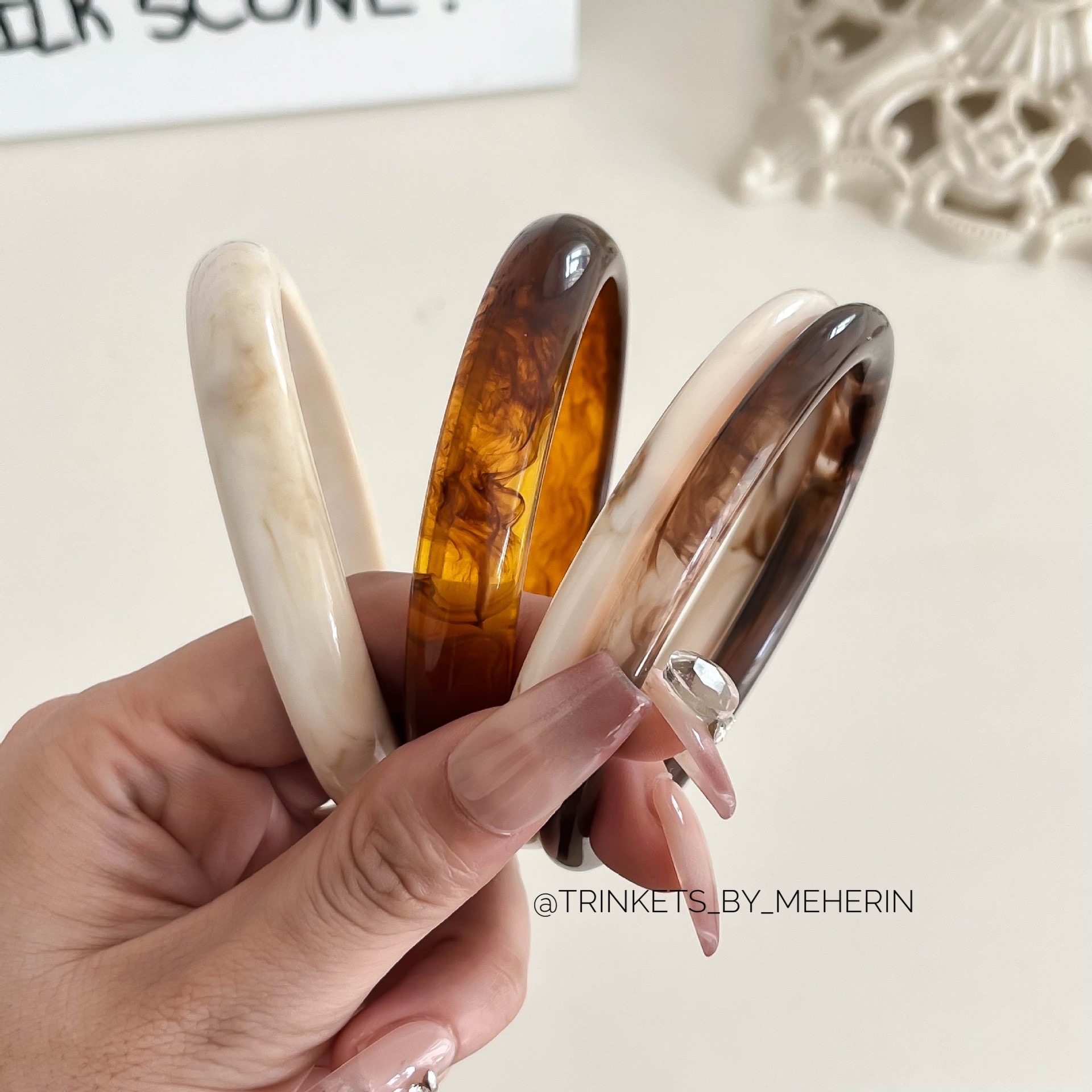 Amber milky white set (4 pc)_img_0