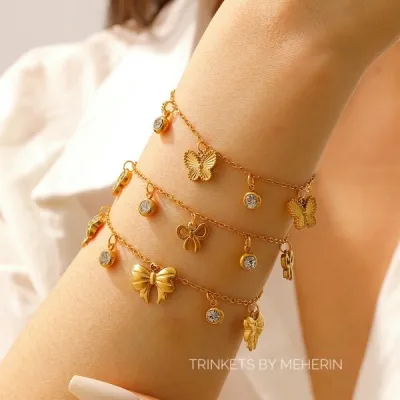 Butterfly Charm Bracelet_img_1