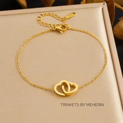 Minimal Heart Link Bracelet_img_0