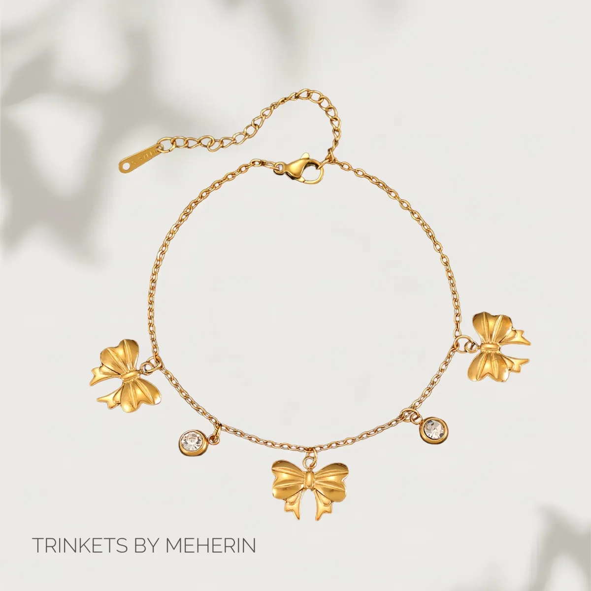 Bow Charm Bracelet