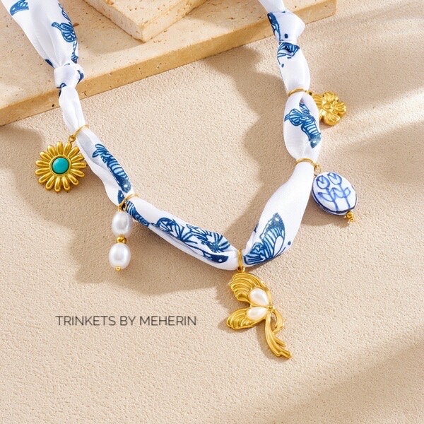 Ocean Breeze Ribbon Necklace_img_1