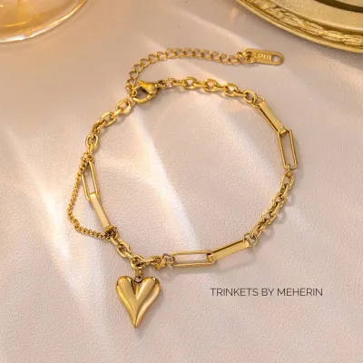Spliced chain love bracelet_img_0