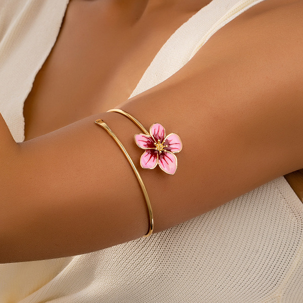 Pink Hibiscus Arm Cuff_img_0