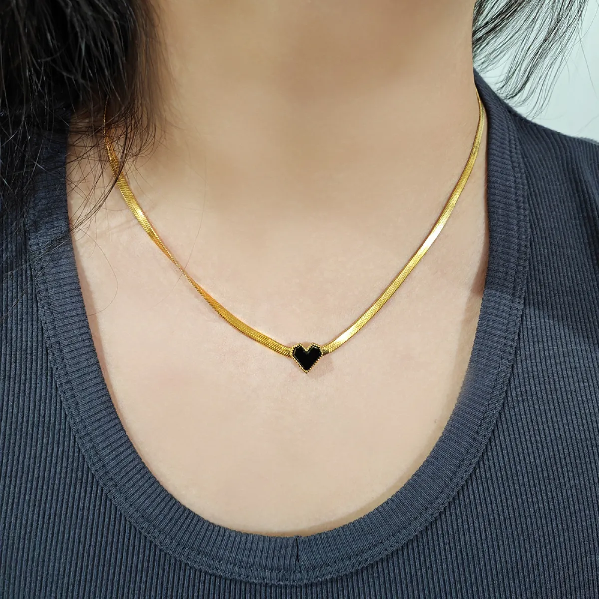 Snake Heart neckpiece