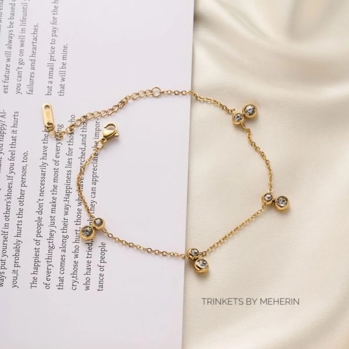 Diamond Stone Bracelet