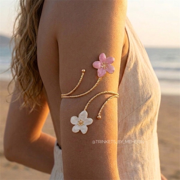Aria Floral Arm Cuff_img_0