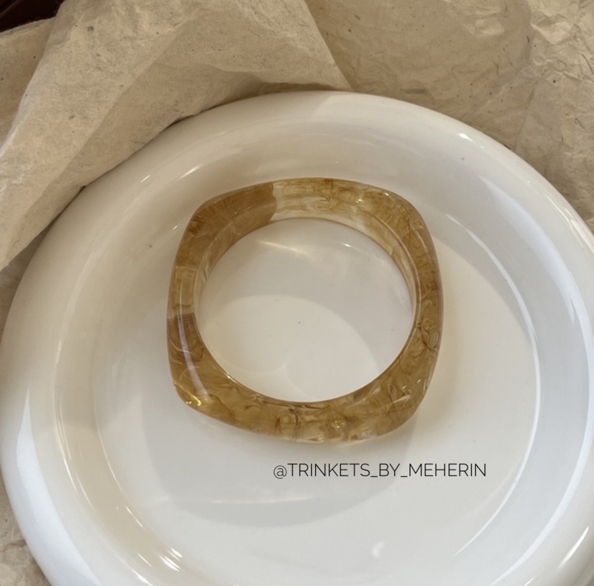 Yellow ice cube bangle_img_0