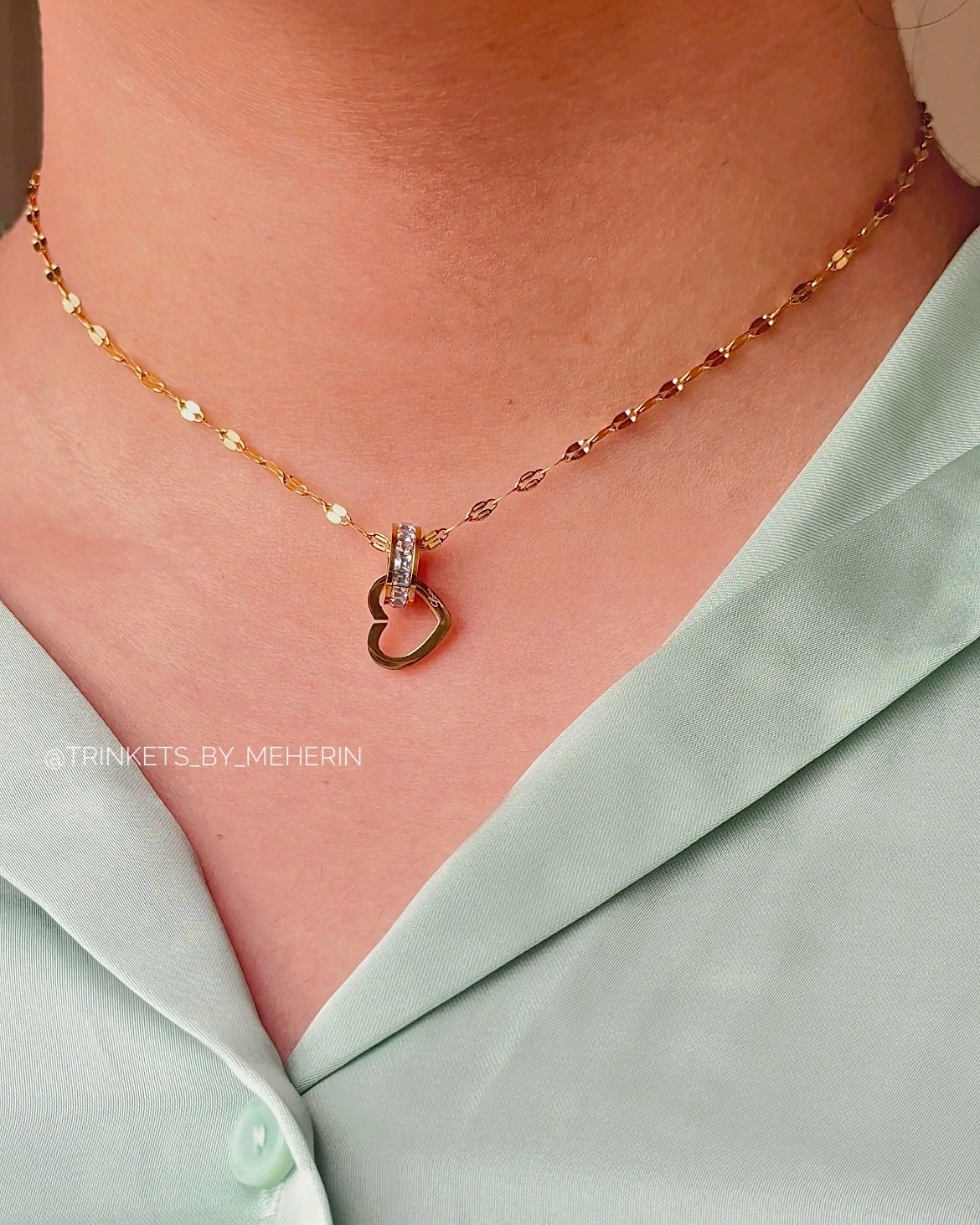 Love circle tangled pendant_img_0