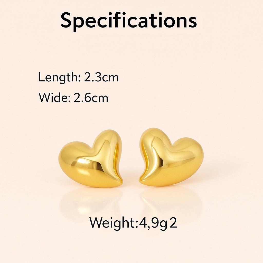 Puffy Heart Earring_img_0