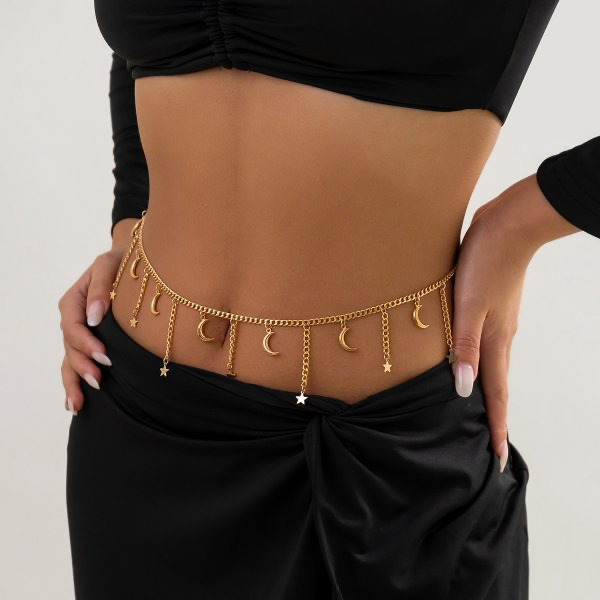 Half moon tassle waist chain_img_1