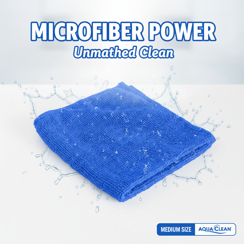 Blue Microfiber Towel (Medium Size)_img_1