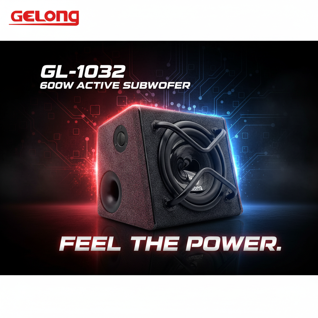 Gelong GL-1032 – 600W Active Subwoofer Enclosure_img_4