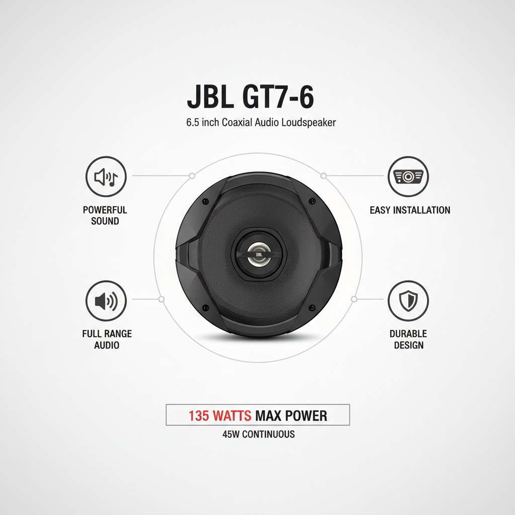 JBL GT7-6 – 6.5 inch Coaxial Audio Loudspeaker_img_4